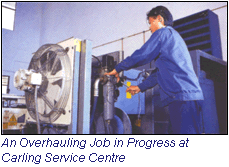 An Overhauling Job in Progressat Carling Service Centre